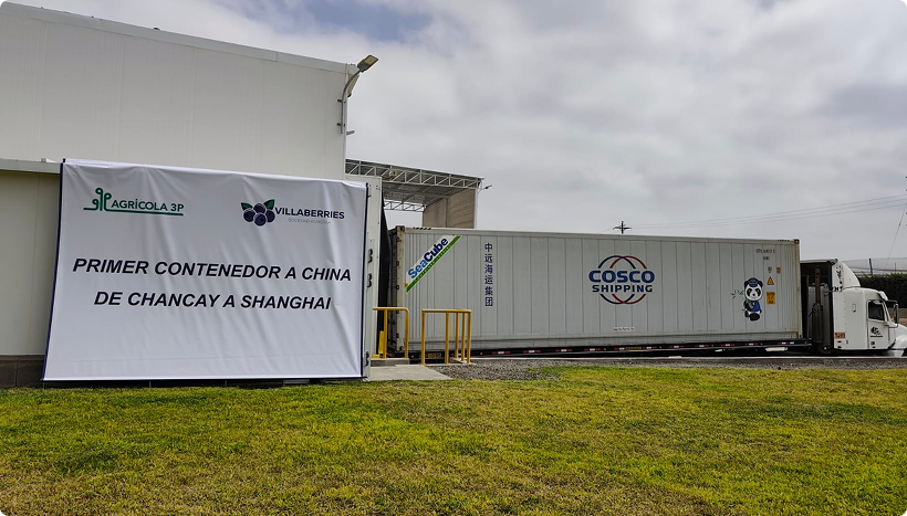 ¡Nuestro primer despacho desde el megapuerto de Chancay! Un nuevo capítulo en nuestra historia exportadora